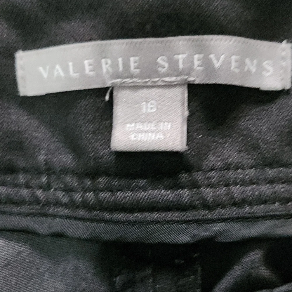 Valerie Stevens Classic Dark Gray Trouser Pants